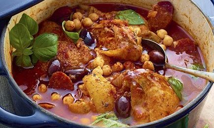 Cocottes poulet basquaise